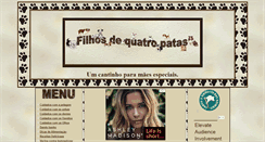 Desktop Screenshot of filhosdequatropatas.eliotu.com
